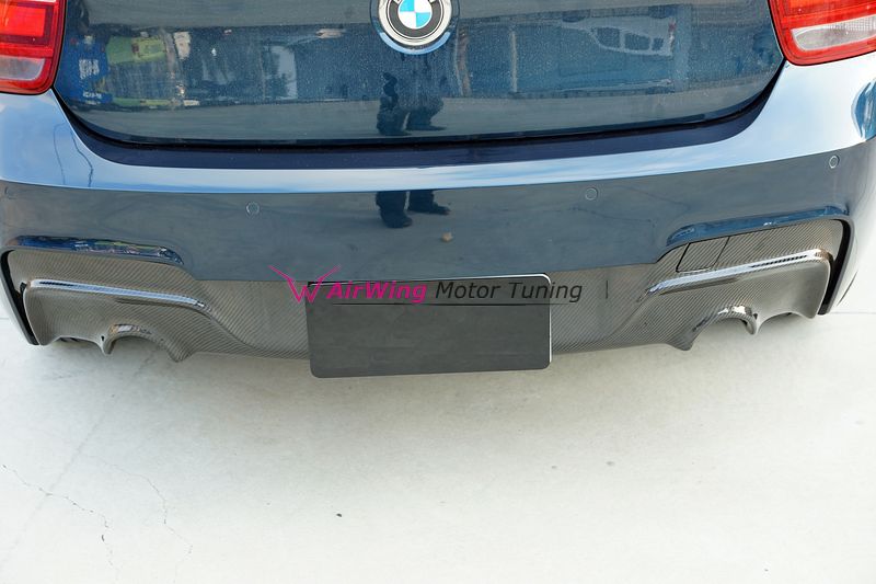 BMW F20 M TECH 3D rear diffuser 01